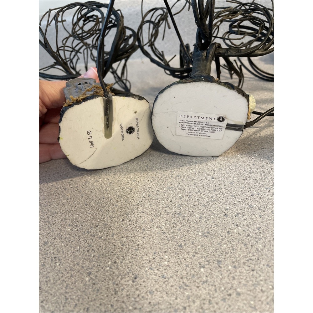 Dept. 56 Halloween Haunted Sounds Lit Trees Halloween Village Accessories - Picture 8 of 16
